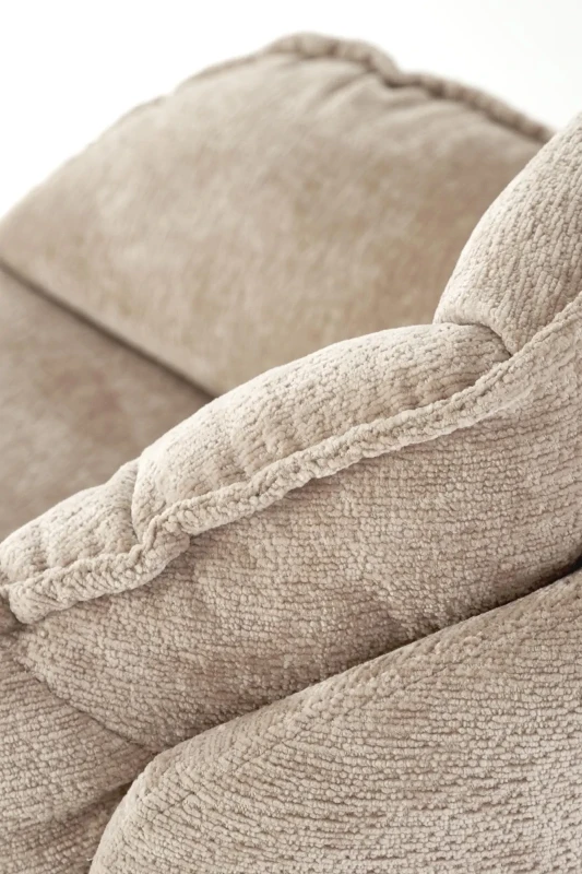 Fotel wypoczynkowy Guido z obrotowym siedziskiem do salonu beżowy