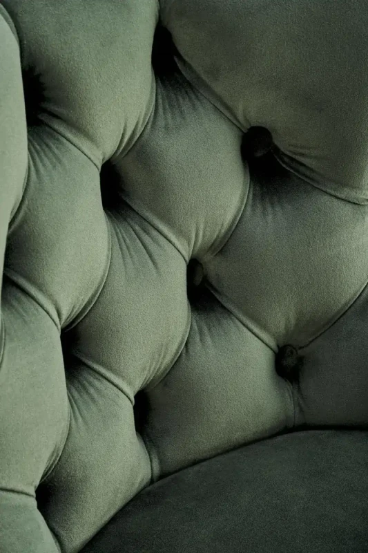 Hoker barowy H117 tapicerowany z oparciem i regulacją wysokości do kuchni ciemny zielony