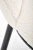Hoker barowy H119 tapicerowany nowoczesny z oparciem do kuchni kremowy