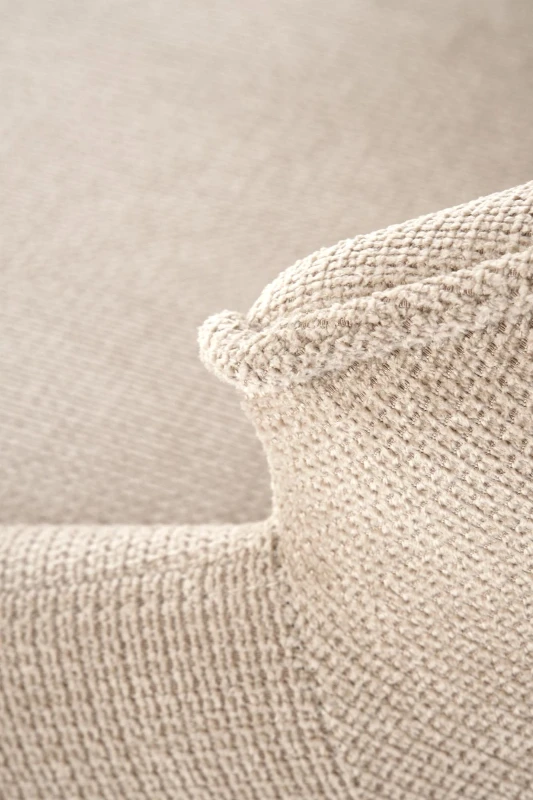 Hoker barowy H122 tapicerowany z oparciem i regulacją wysokości do kuchni beżowy