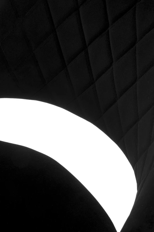 Hoker barowy H124 tapicerowany z oparciem i regulacją wysokości do kuchni czarny/orzechowy