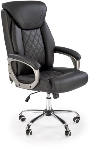 Fotel obrotowy Helder eco skóra z mechanizmem TILT do biura czarny