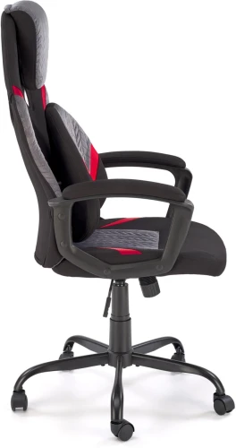 Fotel obrotowy Jensen gabinetowy z mechanizmem TILT do biura czarny/popielaty