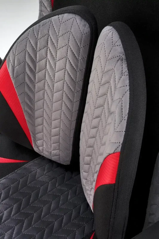 Fotel obrotowy Jensen gabinetowy z mechanizmem TILT do biura czarny/popielaty