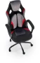 Fotel obrotowy Jensen gabinetowy z mechanizmem TILT do biura czarny/popielaty