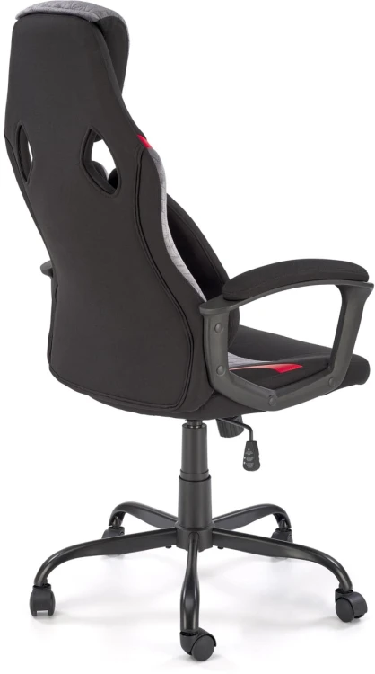 Fotel obrotowy Jensen gabinetowy z mechanizmem TILT do biura czarny/popielaty