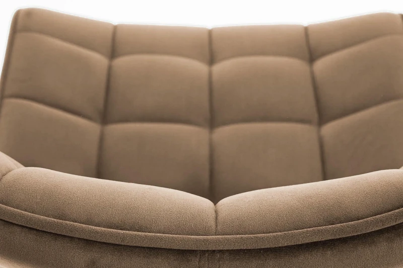 Krzesło K332 tapicerowane do jadalni beżowy/czarny