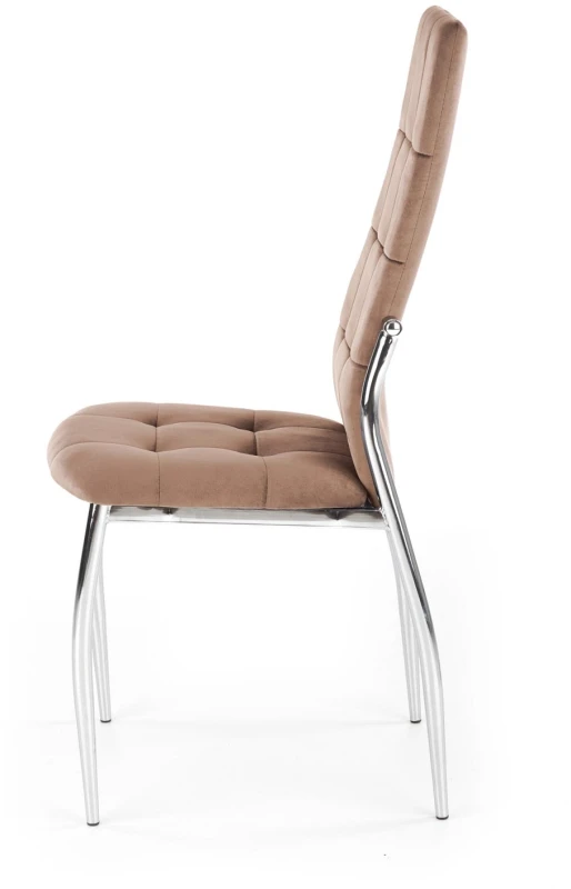 Krzesło K416 tapicerowane do jadalni beżowy