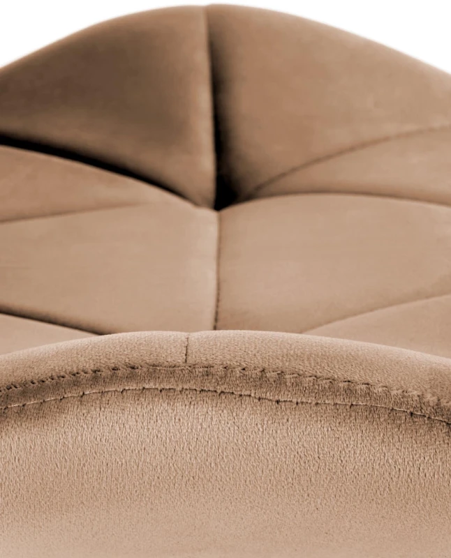 Krzesło K453 tapicerowane do jadalni beżowy/czarny