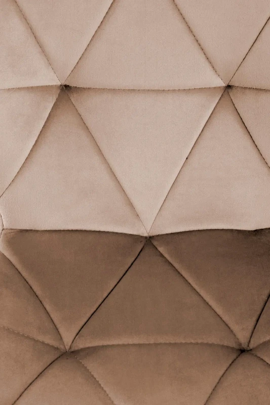 Krzesło K453 tapicerowane do jadalni beżowy/czarny