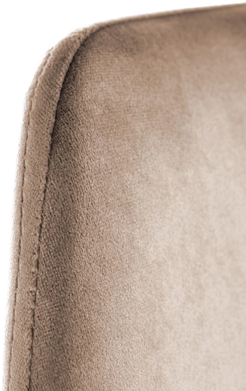 Krzesło K460 tapicerowane do jadalni beżowy/złoty