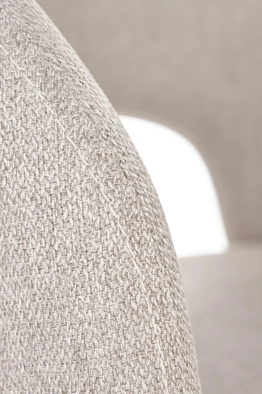 Krzesło tapicerowane K486 nowoczesne z oparciem do jadalni beżowy