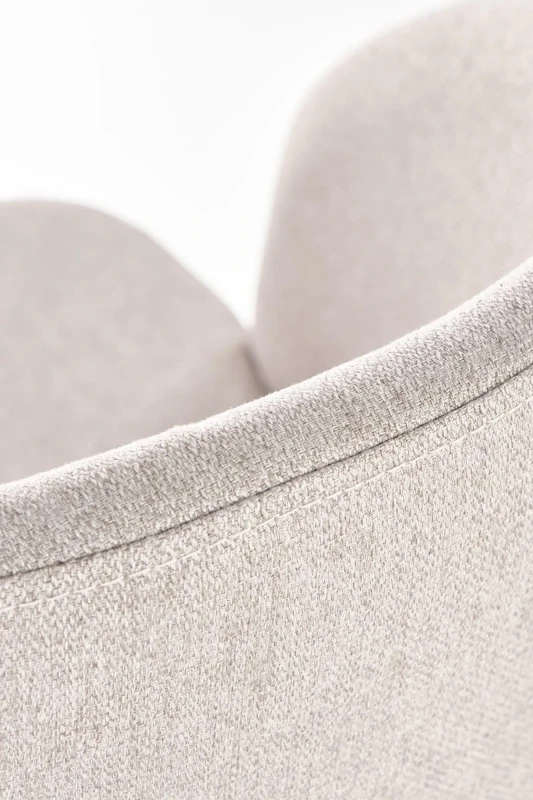 Krzesło tapicerowane K486 nowoczesne z oparciem do jadalni beżowy