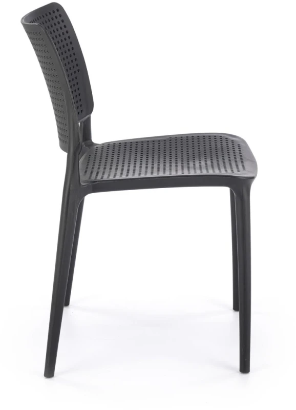 Krzesło K514 polipropylen czarny