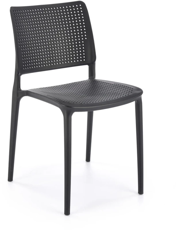Krzesło K514 polipropylen czarny