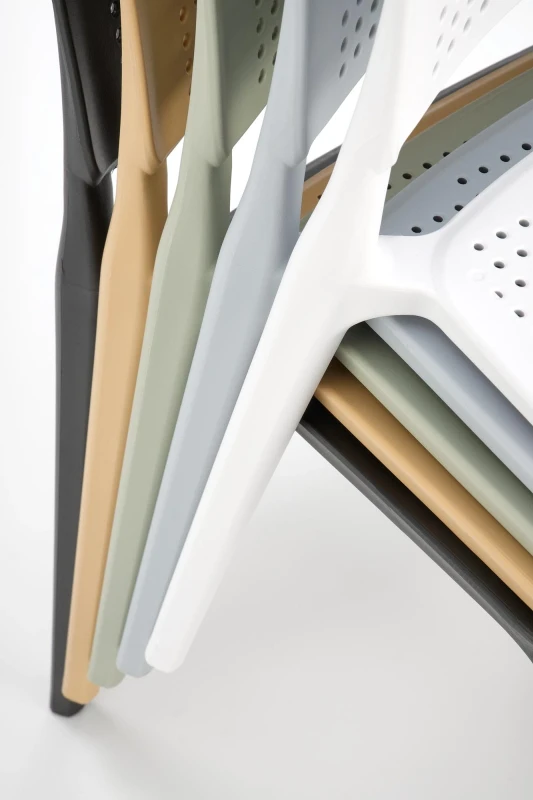 Krzesło K514 polipropylen czarny