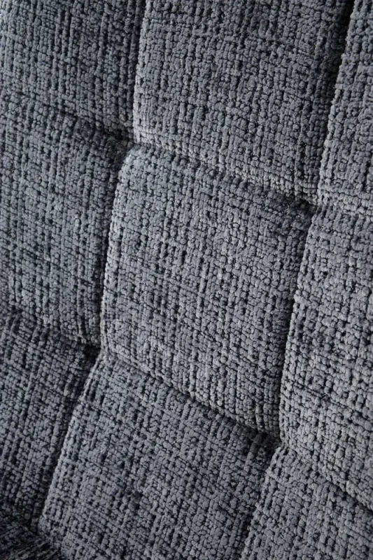 Krzesło tapicerowane K547 pikowane z miękkim siedziskiem do jadalni popielaty