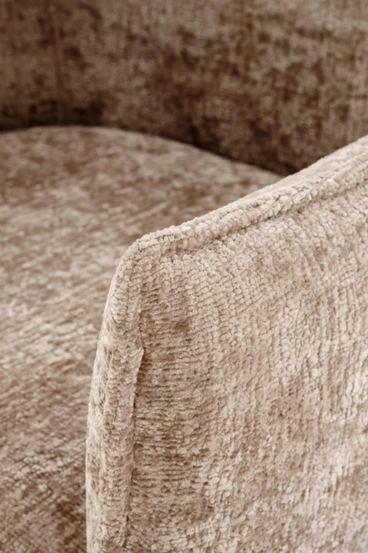 Krzesło tapicerowane K559 kubełkowe z podłokietnikami do jadalni beżowy