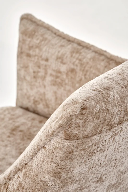 Krzesło tapicerowane K559 kubełkowe z podłokietnikami do jadalni beżowy