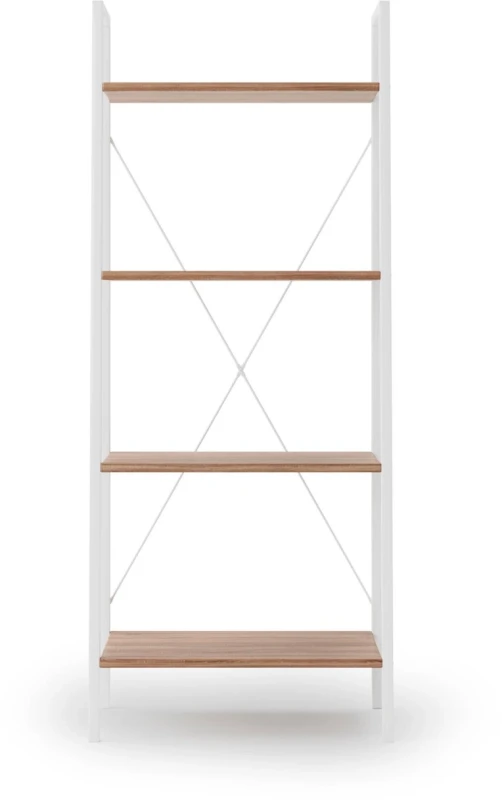 Regał Narvik REG2 do salonu dąb sonoma/biały