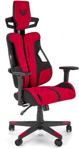 Fotel gamingowy Nitro 2 ergonomiczny do pokoju młodzieżowego czerwony/czarny