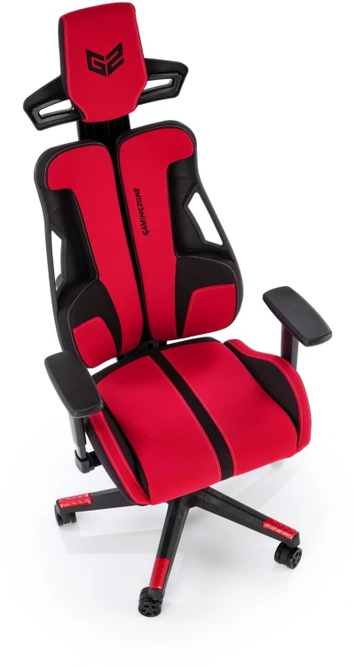 Fotel gamingowy Nitro 2 ergonomiczny do pokoju młodzieżowego czerwony/czarny