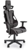Fotel gamingowy Nitro 2 ergonomiczny do pokoju młodzieżowego popielaty/czarny