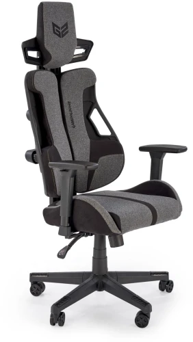 Fotel gamingowy Nitro 2 ergonomiczny do pokoju młodzieżowego popielaty/czarny
