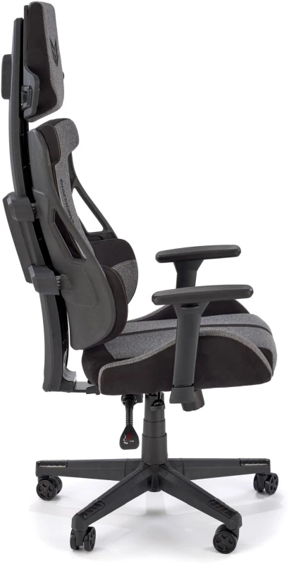 Fotel gamingowy Nitro 2 ergonomiczny do pokoju młodzieżowego popielaty/czarny