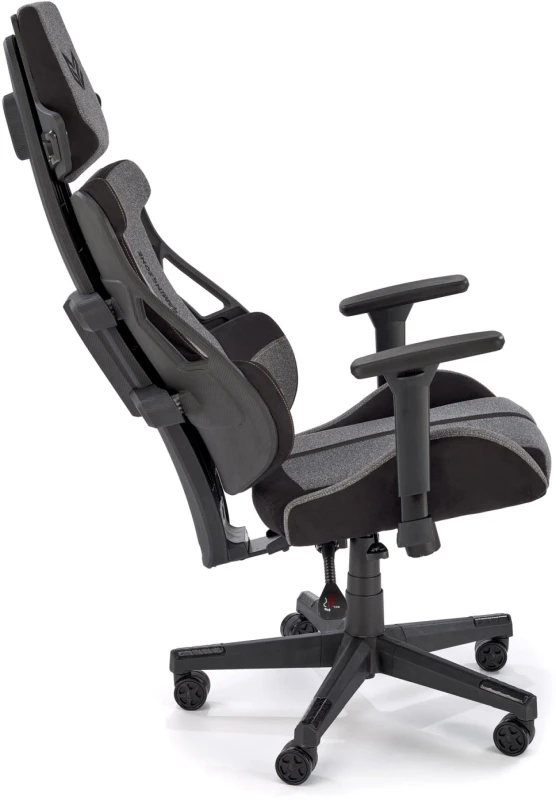 Fotel gamingowy Nitro 2 ergonomiczny do pokoju młodzieżowego popielaty/czarny