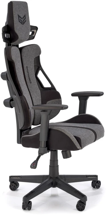 Fotel gamingowy Nitro 2 ergonomiczny do pokoju młodzieżowego popielaty/czarny