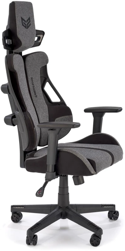 Fotel gamingowy Nitro 2 ergonomiczny do pokoju młodzieżowego popielaty/czarny