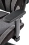 Fotel gamingowy Nitro 2 ergonomiczny do pokoju młodzieżowego popielaty/czarny