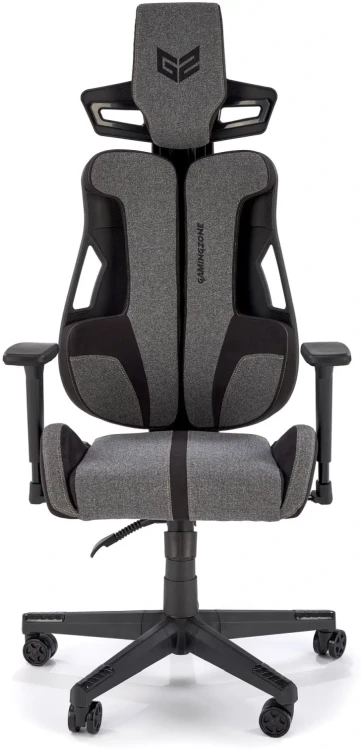 Fotel gamingowy Nitro 2 ergonomiczny do pokoju młodzieżowego popielaty/czarny