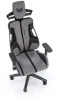 Fotel gamingowy Nitro 2 ergonomiczny do pokoju młodzieżowego popielaty/czarny
