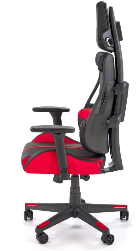 Fotel gamingowy Nitro 2 ergonomiczny do pokoju młodzieżowego czarny/czerwony