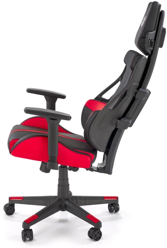 Fotel gamingowy Nitro 2 ergonomiczny do pokoju młodzieżowego czarny/czerwony