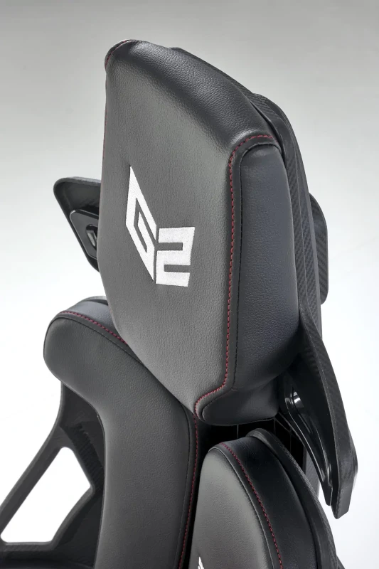 Fotel gamingowy Nitro 2 ergonomiczny do pokoju młodzieżowego czarny/czerwony