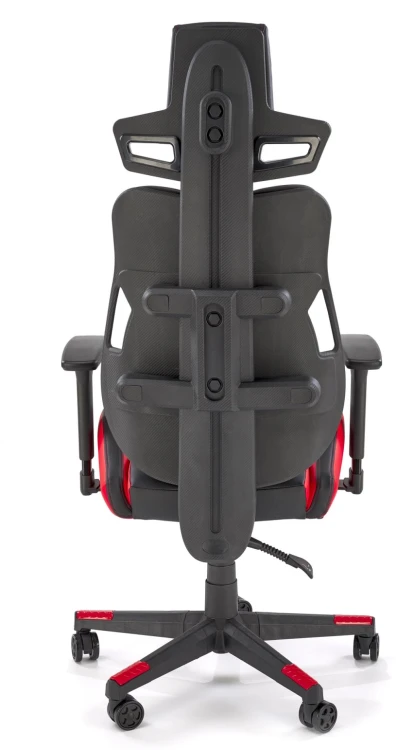 Fotel gamingowy Nitro 2 ergonomiczny do pokoju młodzieżowego czarny/czerwony