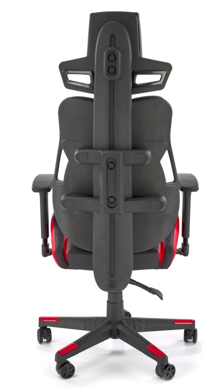 Fotel gamingowy Nitro 2 ergonomiczny do pokoju młodzieżowego czarny/czerwony