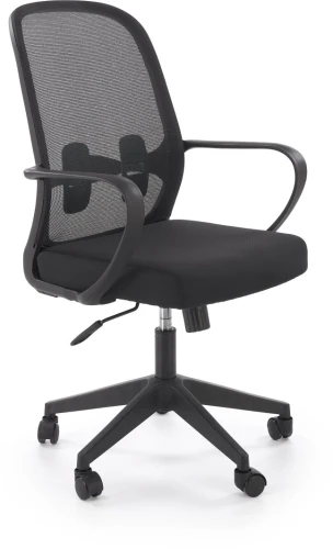 Fotel obrotowy Orcano z siatką ergonomiczny z mechanizmem TILT do biura czarny