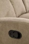Sofa Oslo 3S z rozkładanym podnóżkiem beżowy