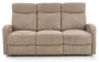 Sofa Oslo 3S z rozkładanym podnóżkiem beżowy