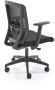 Fotel ergonomiczny Paredes z siatką obrotowy z regulacją do biura czarny