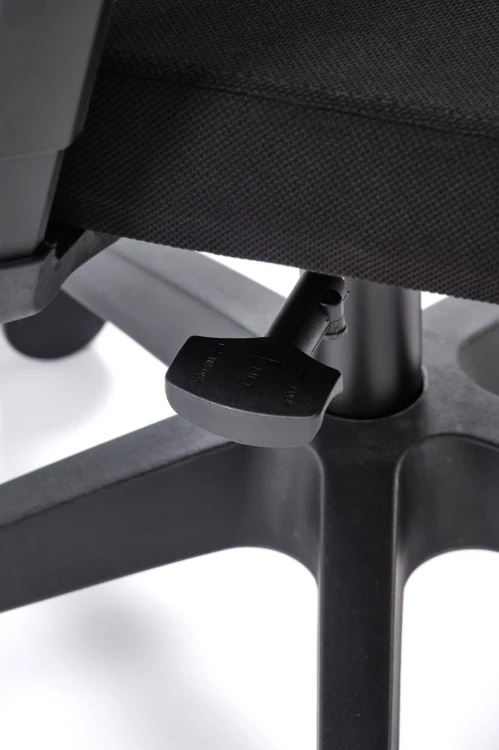 Fotel ergonomiczny Paredes z siatką obrotowy z regulacją do biura czarny