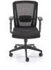 Fotel ergonomiczny Paredes z siatką obrotowy z regulacją do biura czarny