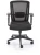 Fotel ergonomiczny Paredes z siatką obrotowy z regulacją do biura czarny