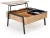 Stolik kawowy Podium z podnoszonym blatem do salonu 85 cm naturalny/czarny