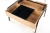 Stolik kawowy Podium z podnoszonym blatem do salonu 85 cm naturalny/czarny