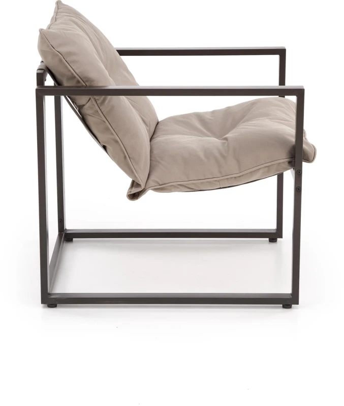 Zestaw mebli ogrodowych Shark sofa fotele ława na taras ciemny brąz/cappuccino